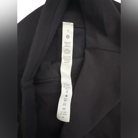 Lululemon Wunder Train High Rise Short 8" in Black - Picture 4 of 6